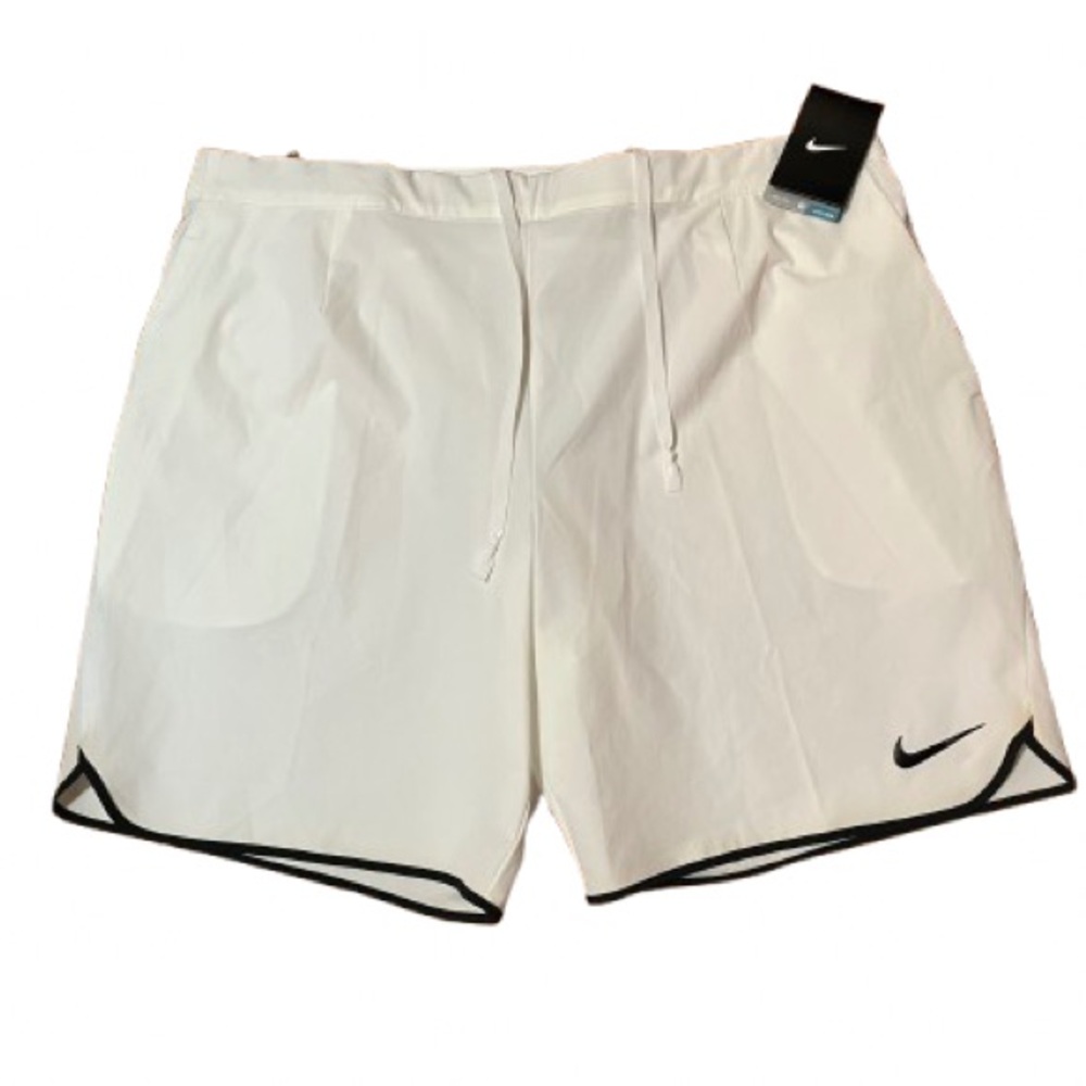 NWT Nike Court FlexAce Dri Fit Shorts White Athletic Shorts Size XXL